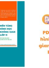 PDF Nền tảng hình học không gian lớp 11- Ngọc Huyền LB